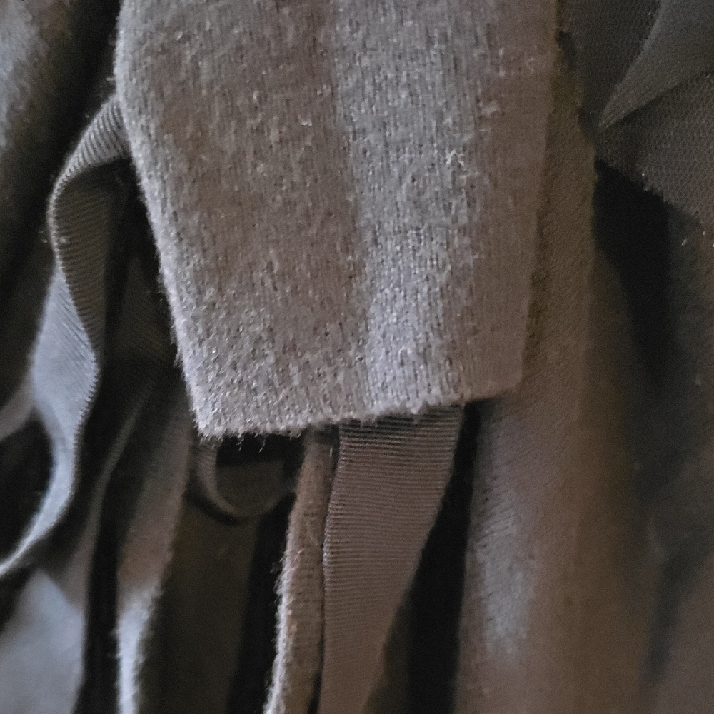 Simply Vera Vera Wang Jeweled Black Tie Front Cartigan Size Medium - Picture 7 of 11